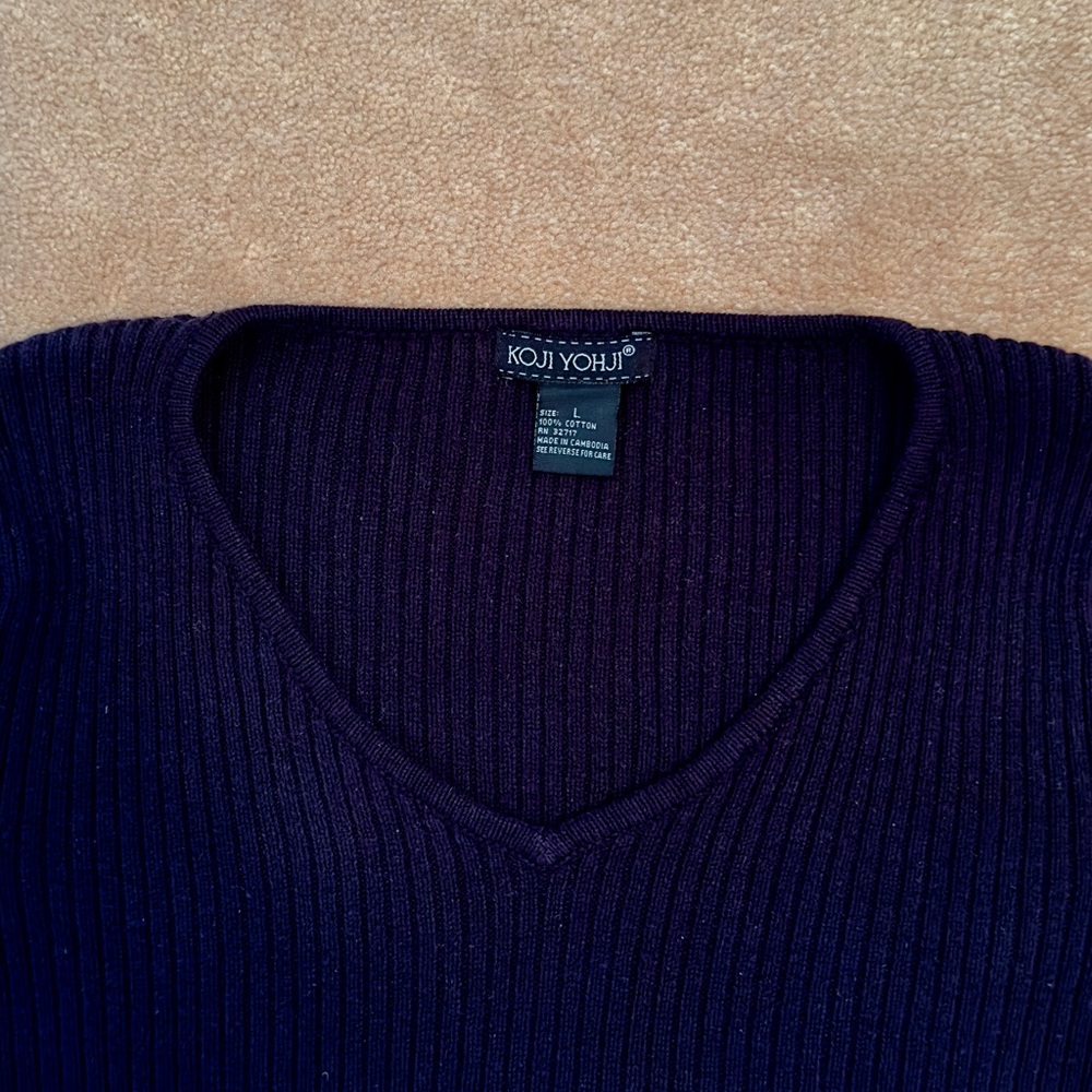 (#187) Women’s Koji Yohji V-Neck Sweater - image 2